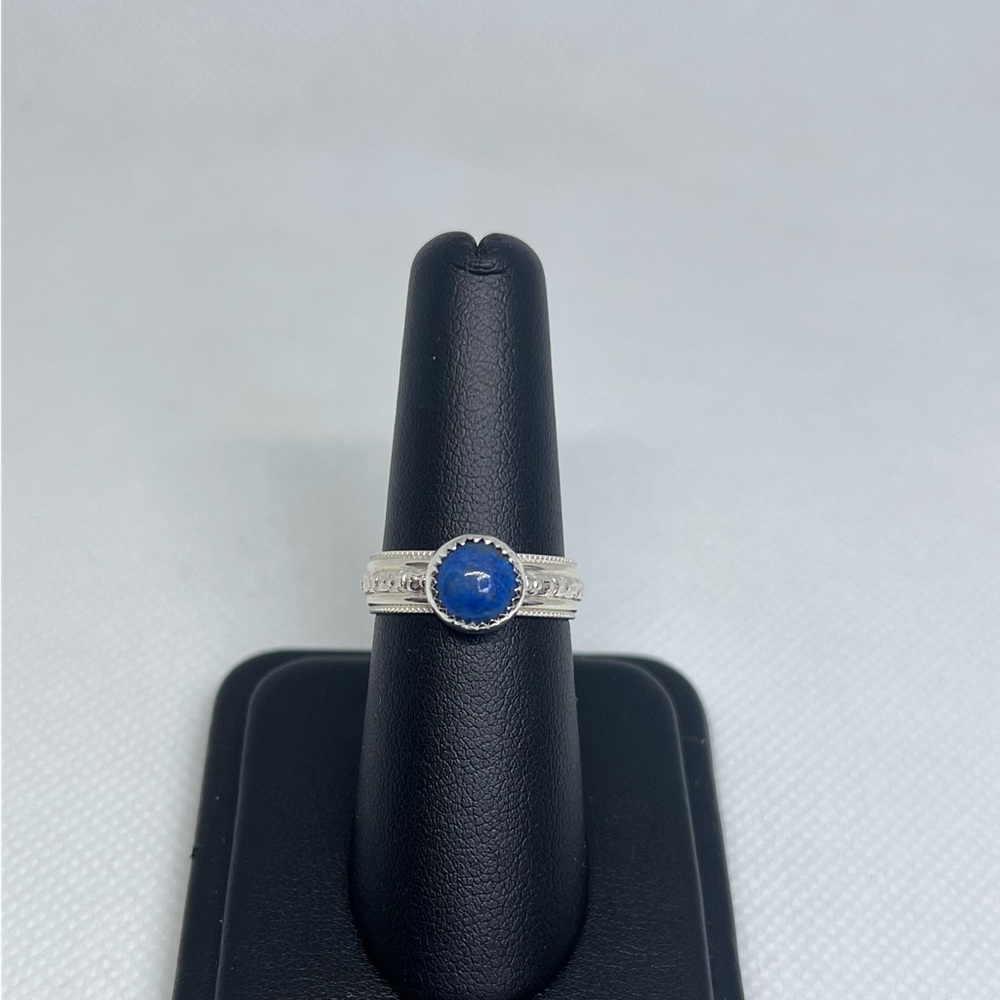 2Ct Lapis Lazuli Ring Handmade